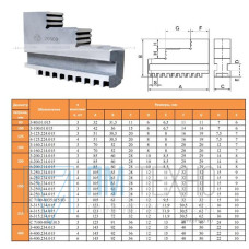 Патрон токарный Кулачки обратные  d315 3-315.234.015  (Гродно)